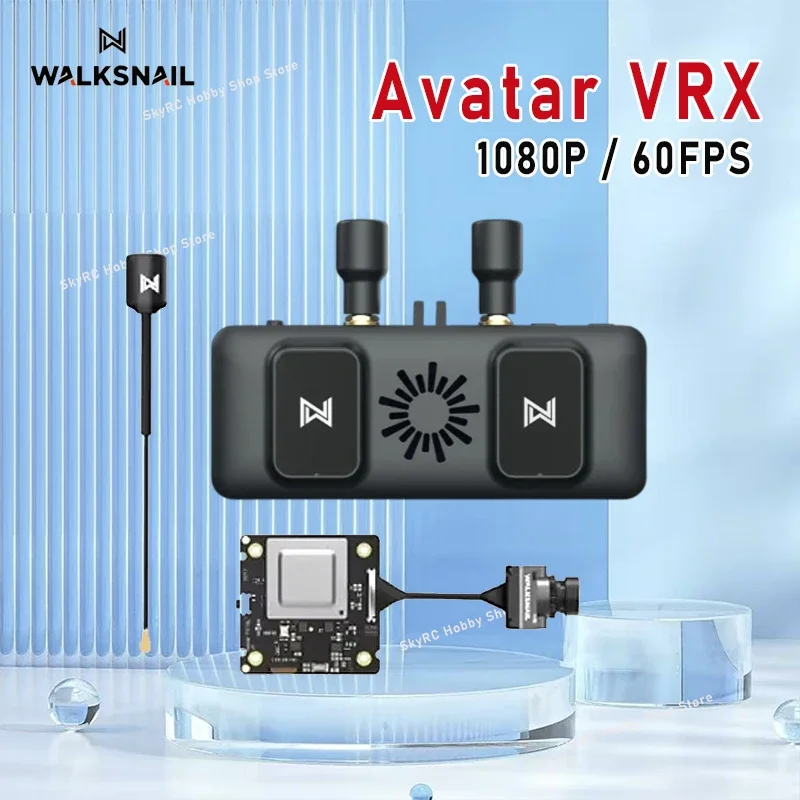 Walksnail Avatar VRX 1080P/60FPS 4KM Distance with Avatar 1S Kit / Avatar HD Micro Kit for FPV Freestyle RC Model
