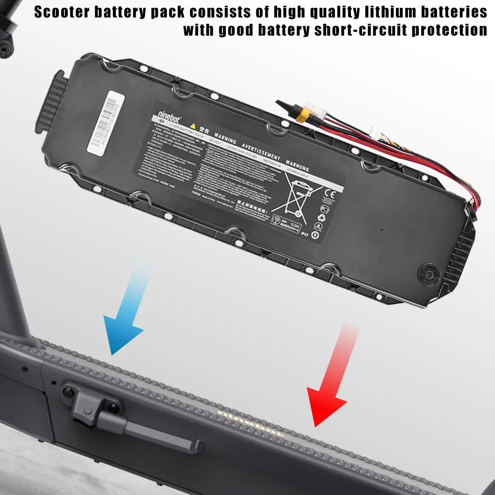 Original for Ninebot MAX G30 LI-ION BATTERY PACK Electric Scooter 36V 15300mAh 551Wh IPX7 Battery Replacement Power Supply