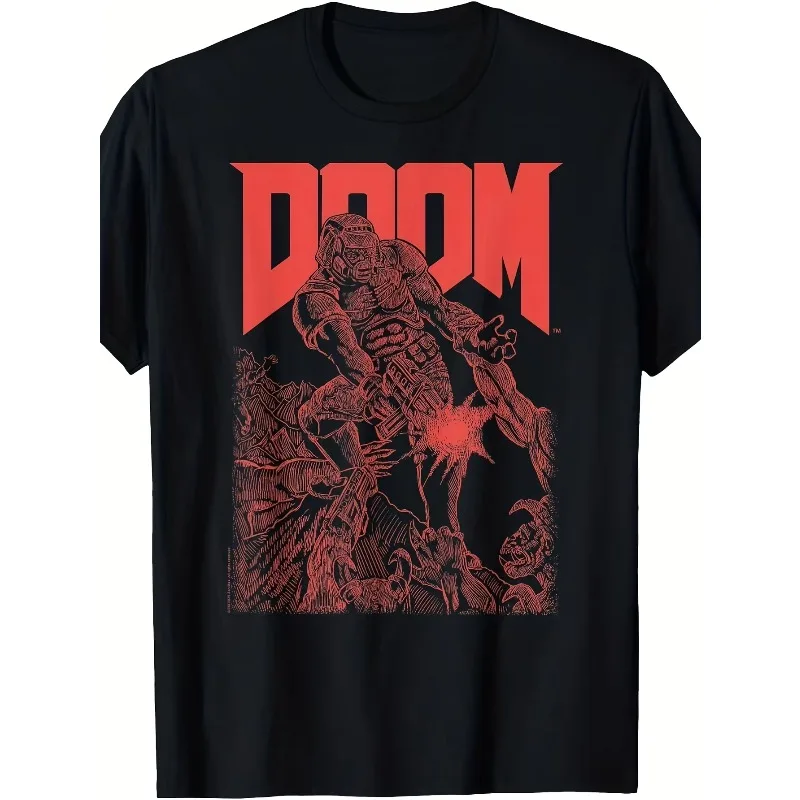 Men's T-shirt Shooting Game 