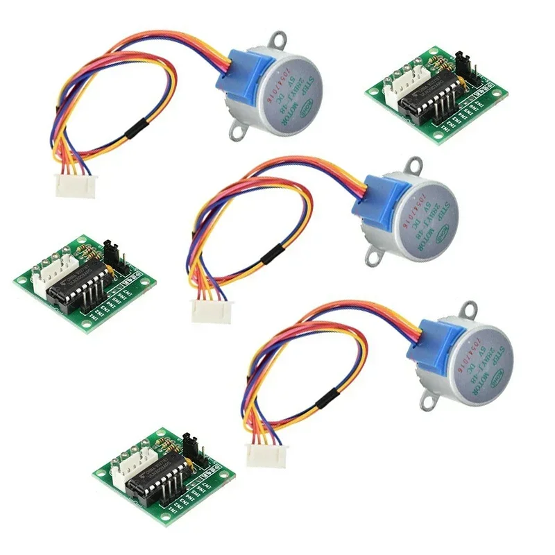 3 Sets 28BYJ-48 5V Stepper Motor  With Drive / Test Module Board ULN2003 5 Line For Electric Test Equipment Accessories