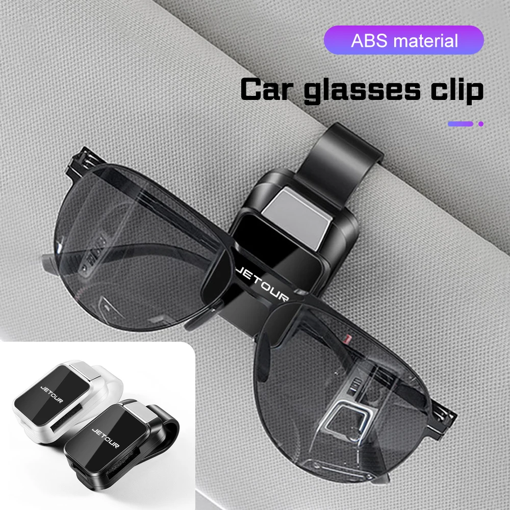 Suporte para Óculos de Sol para Quebra-Sol Interno de Carro, Clipe para Óculos, Acessórios para Chery Jetour X70 X70SM X90 X95 Plus DASHING i-DM T2 T3