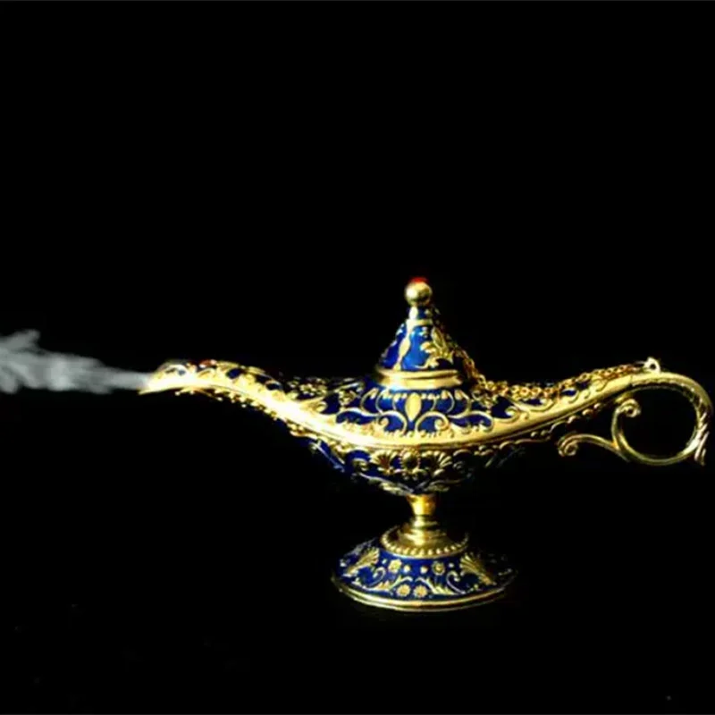 Aladdin Smoke Pot Ricaricabile Trucco Magico Genie Lampada Stage Magic Close Up, Continuo Nessun Odore Macchina Della Nebbia Prop