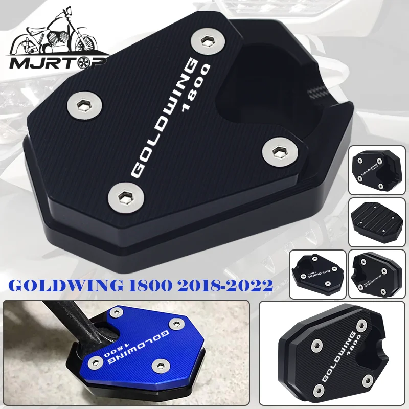 

2024 Newlest Motorcycle Foot Side Stand Enlarger Kickstand Pad Plate Support Extension For GOLDWING 1800 Goldwing1800 GL1800