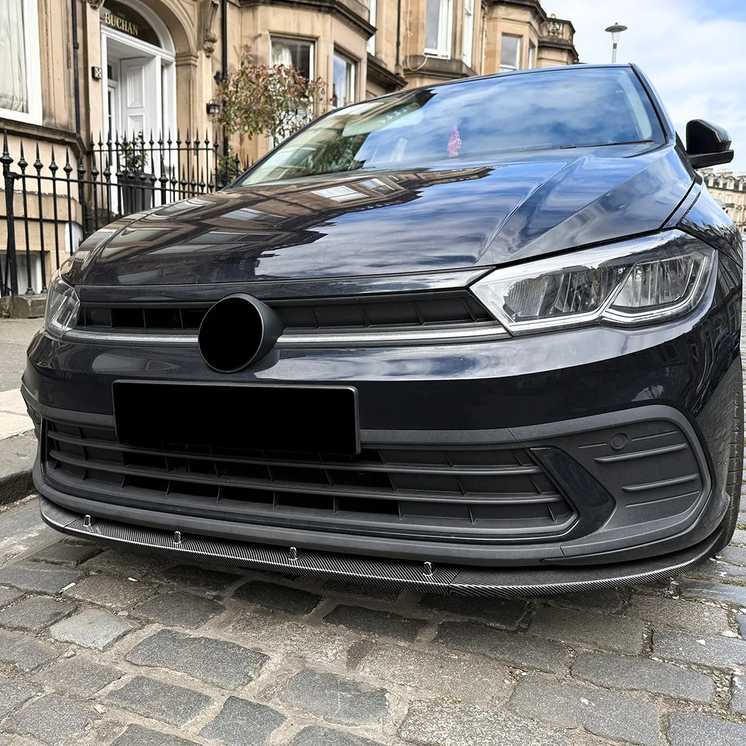 Applicable to Volkswagen Polo MK6.5 2022 + Standard Edition Front Bar Front Lip Front Shovel Spoiler Exterior Cross-border