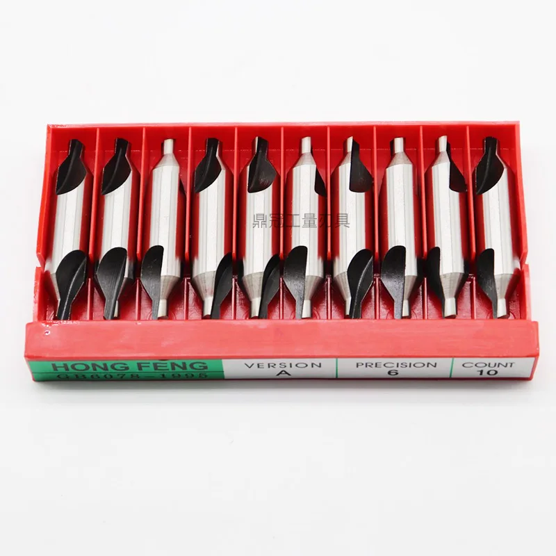 10개/묶음 초경질 A형 HSS 센터 드릴 1mm 2mm 3mm 4mm 5mm 포지셔닝 비트 완전 연마 센터 드릴 비트 2 3 4
