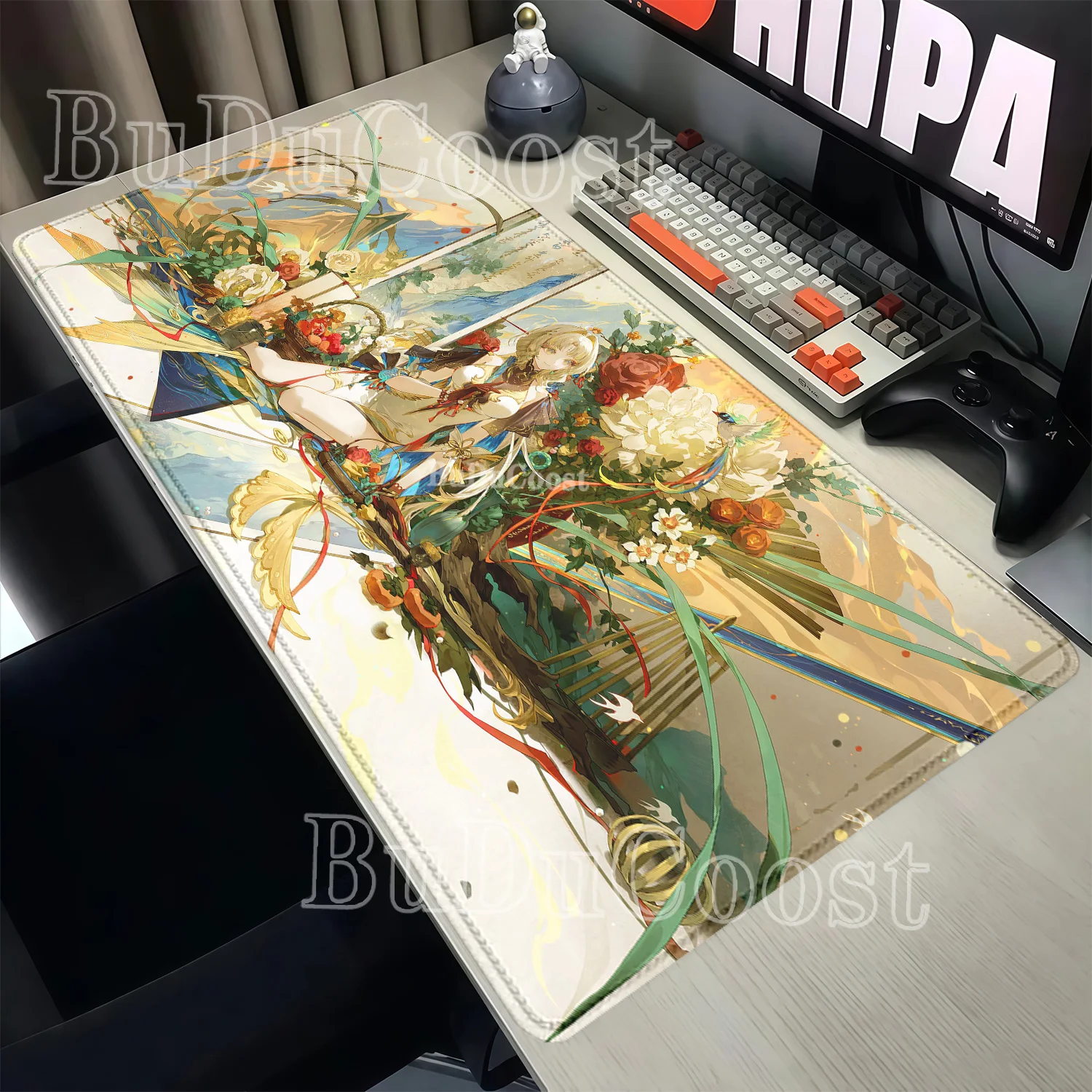 Mouse Pad HD Printing Suisui‌ Yangyang Wuthering Waves WuWa Office Accessories Mousepad Gaming Non-slip Anime Sexy Girl Desk Mat