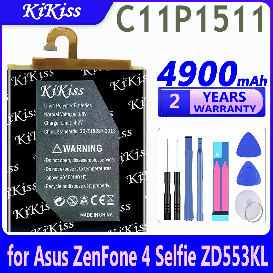 4900mAh KiKiss Powerful Battery C11P1511 For ASUS Zenfone 3 Zenfone3 5.0 Ze552kl Z012da Z012de