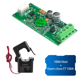 PZEM004T Neue Version AC 80-260V 100A TTL Port Modbus-RTU Voltmeter Elektrische Power Monitor Volt Amp kwh Energie mit Split CT