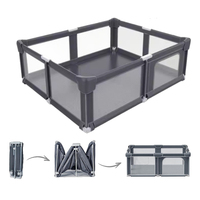 150x180CM Foldable Safety Fence for Toddlers Instant-Setup Baby Playpen No Installation Need Large Play Yard for Indoor/Outdoor