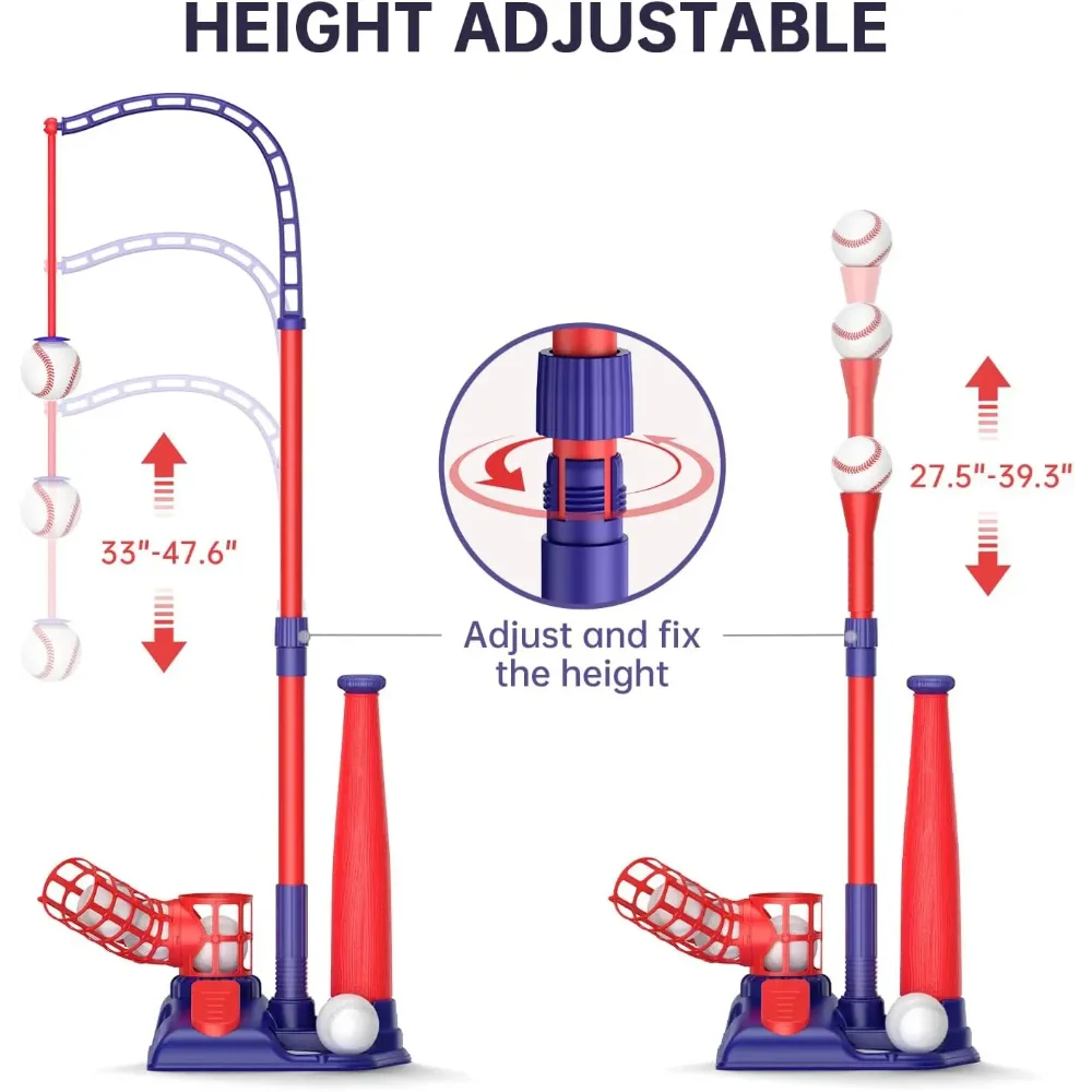 Set per allenatore di Baseball per bambini, Baseball per Pitching Pop-up, lanciatore di Baseball semiautomatico