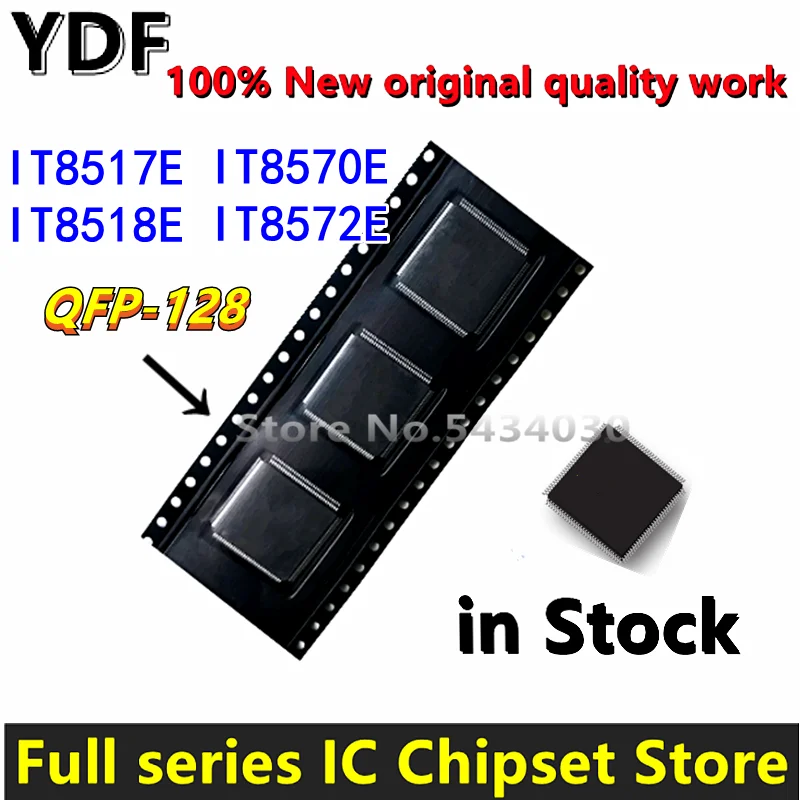 (2pcs) 100% New IT8517E IT8518E CXA CXS HXA HXS IT8570E IT8572E AXA AXS QFP-128 Chipset