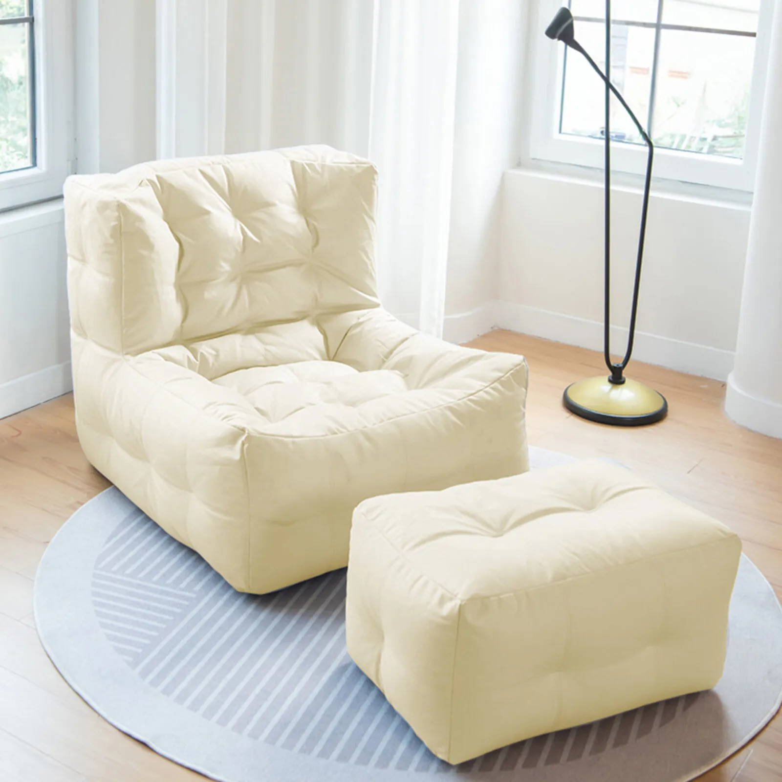 أرائك بين باج كرسي بين باج كبير جدًا مع أريكة استرخاء مريحة عثمانية للبالغين