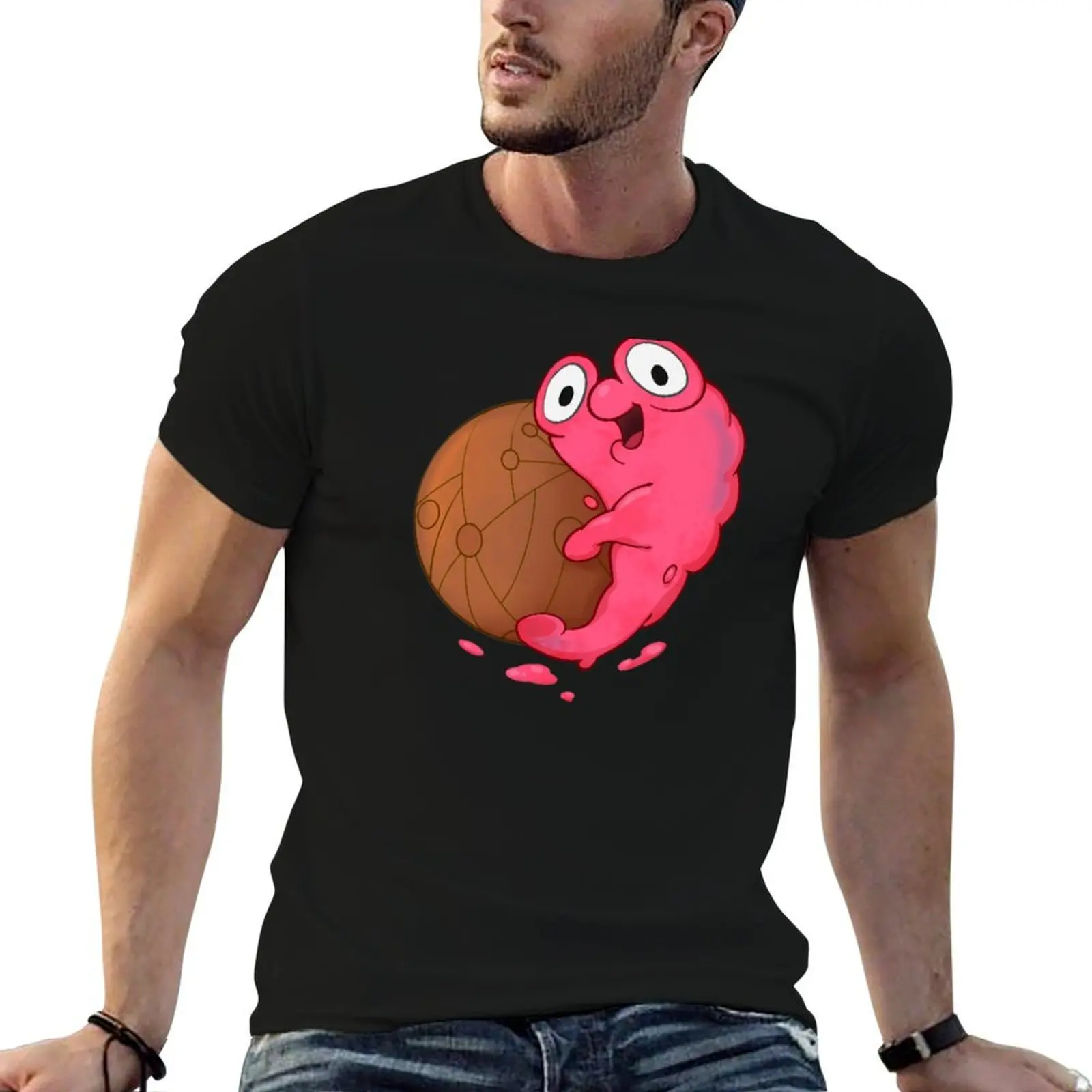 

From Pack Man Сорочки Treasure Planet Футболка забавная дизайнерская хлопковая белая рубашка Morph футболка для мужчин