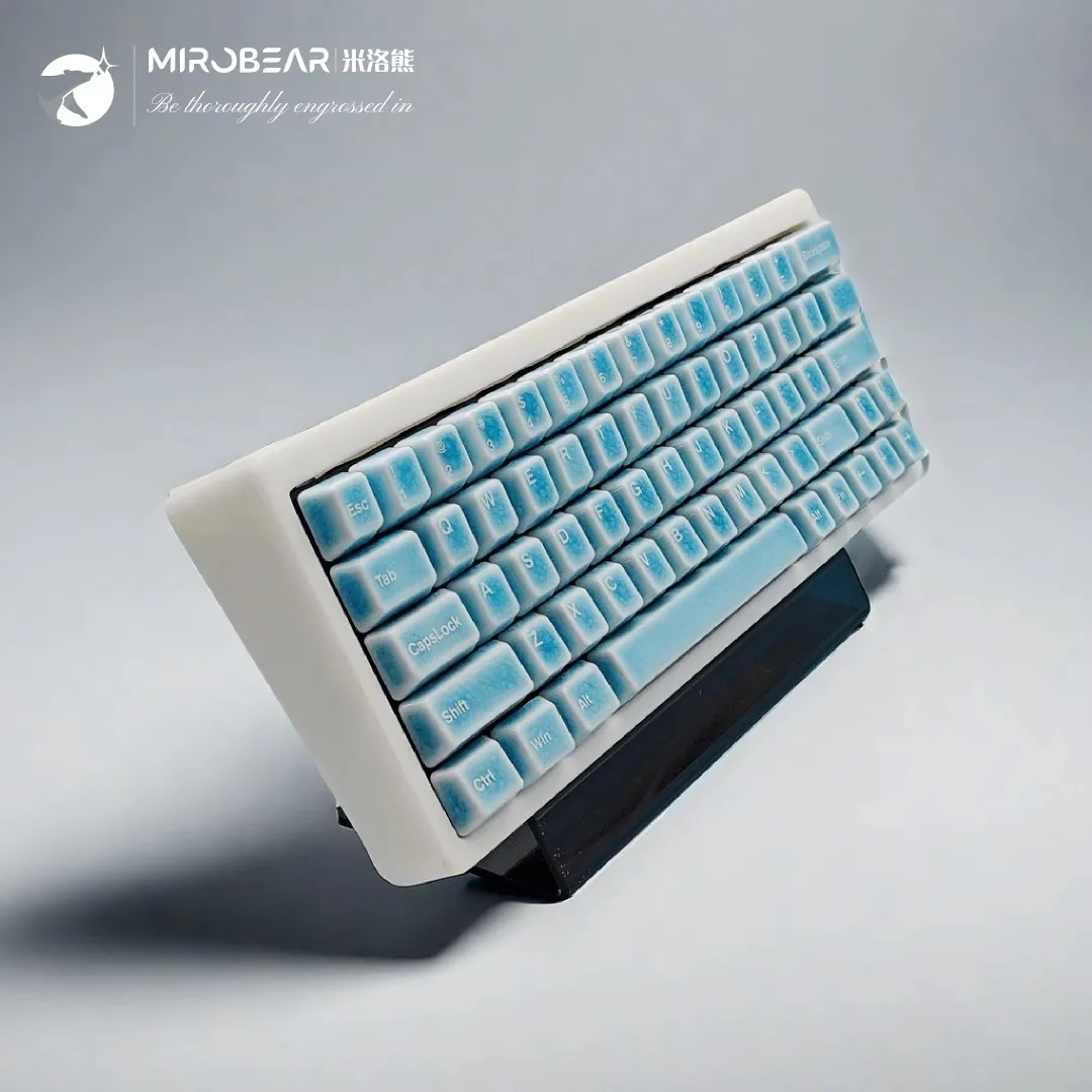 Mirobear Ms63 Gaming Keyboard Kits White Jade 63 Keys Rgb Backlit Ergonomics Wired Keyboard Game Office Custom Accessories Gifts