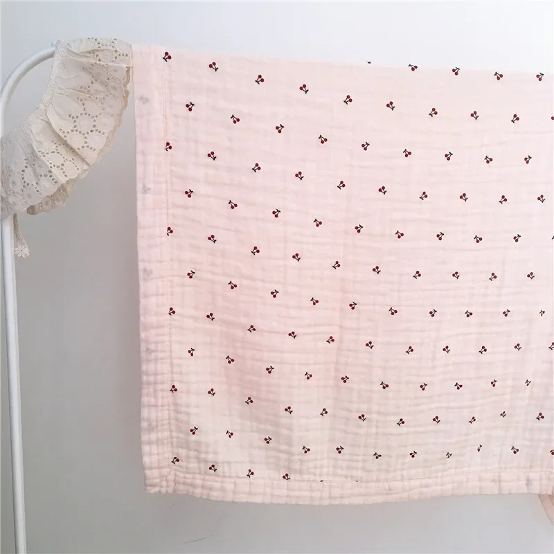 بطانية قماط قطنية مطبوعة بالزهور - بطانية قماط حفاضات الطفل الموسلين لحديثي الولادة غطاء عربة الأطفال متعدد الاستخدامات