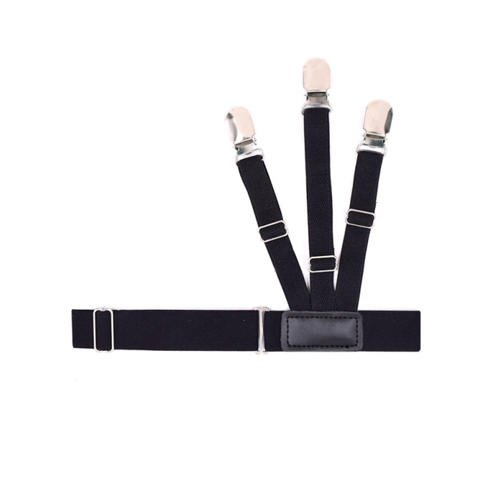 

2pcs Non-Slip Elastic Shirt Stays Garters Adjustable Thigh Tuck Suspenders Keepers Holder Strong Durable Anti-Slip Pants