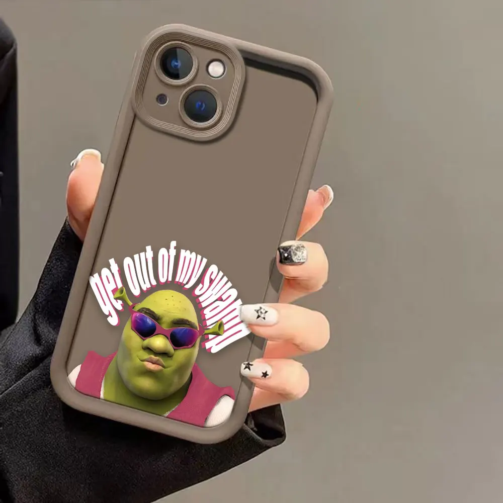 Funda de teléfono con dibujos animados de Shrek para Redmi NOTE 8 A1 A2 A3 9 9A 9C 10A 9T 10 10C 12 12C 13 13C 14C 15 15C K30 K40 K50 K60