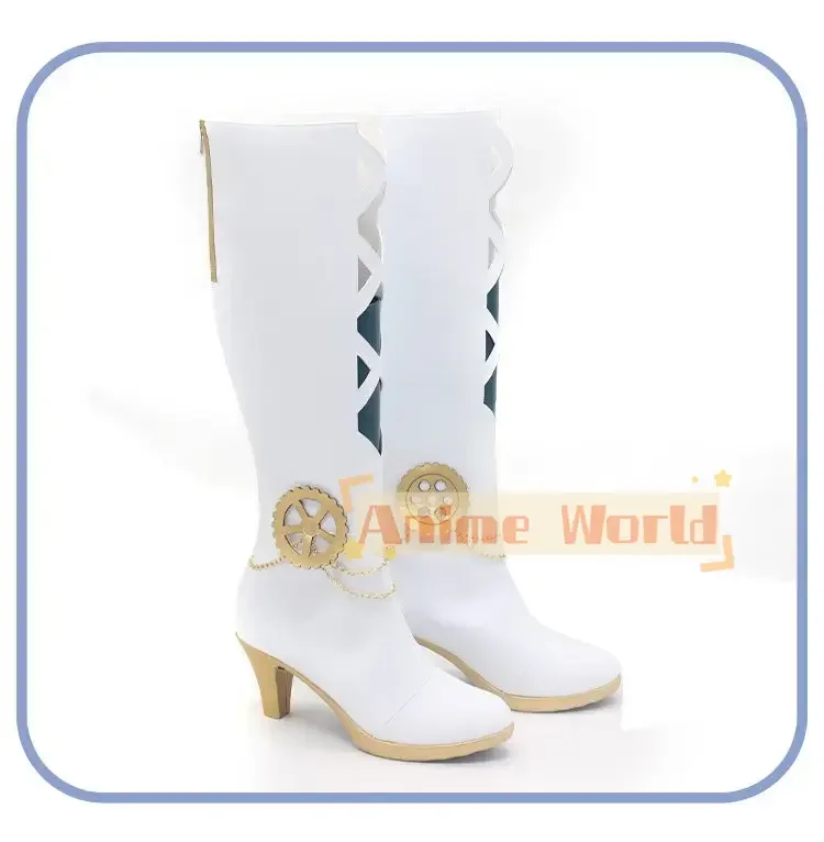 Nightcord op 25-cosplay schoenen ASAHINA MAFUYU dameskostuums komische PU-laarzen Halloween carnaval laarzen op maat gemaakt
