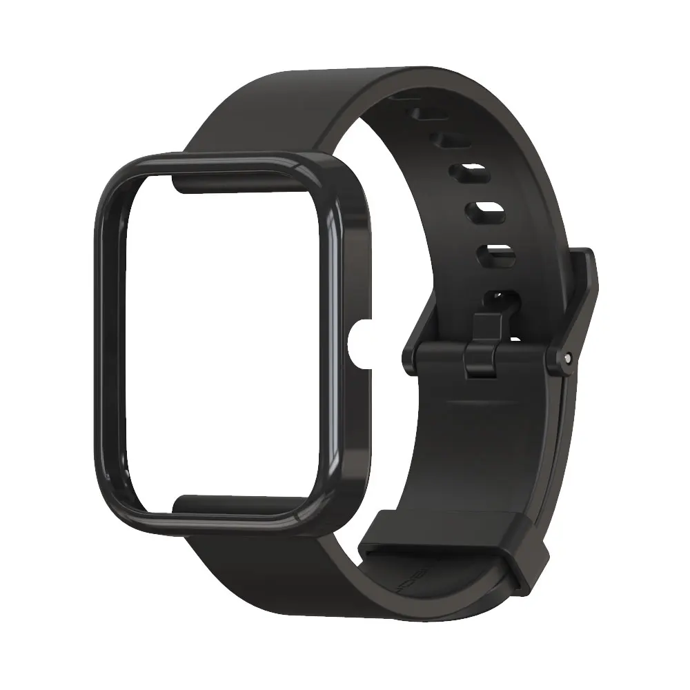 ل Amazfit Bip 3 برو حزام سيليكون أسورة يد ل Amazfit Bip 3 حزام حامي غطاء حماية الأساور الذكية اكسسوارات