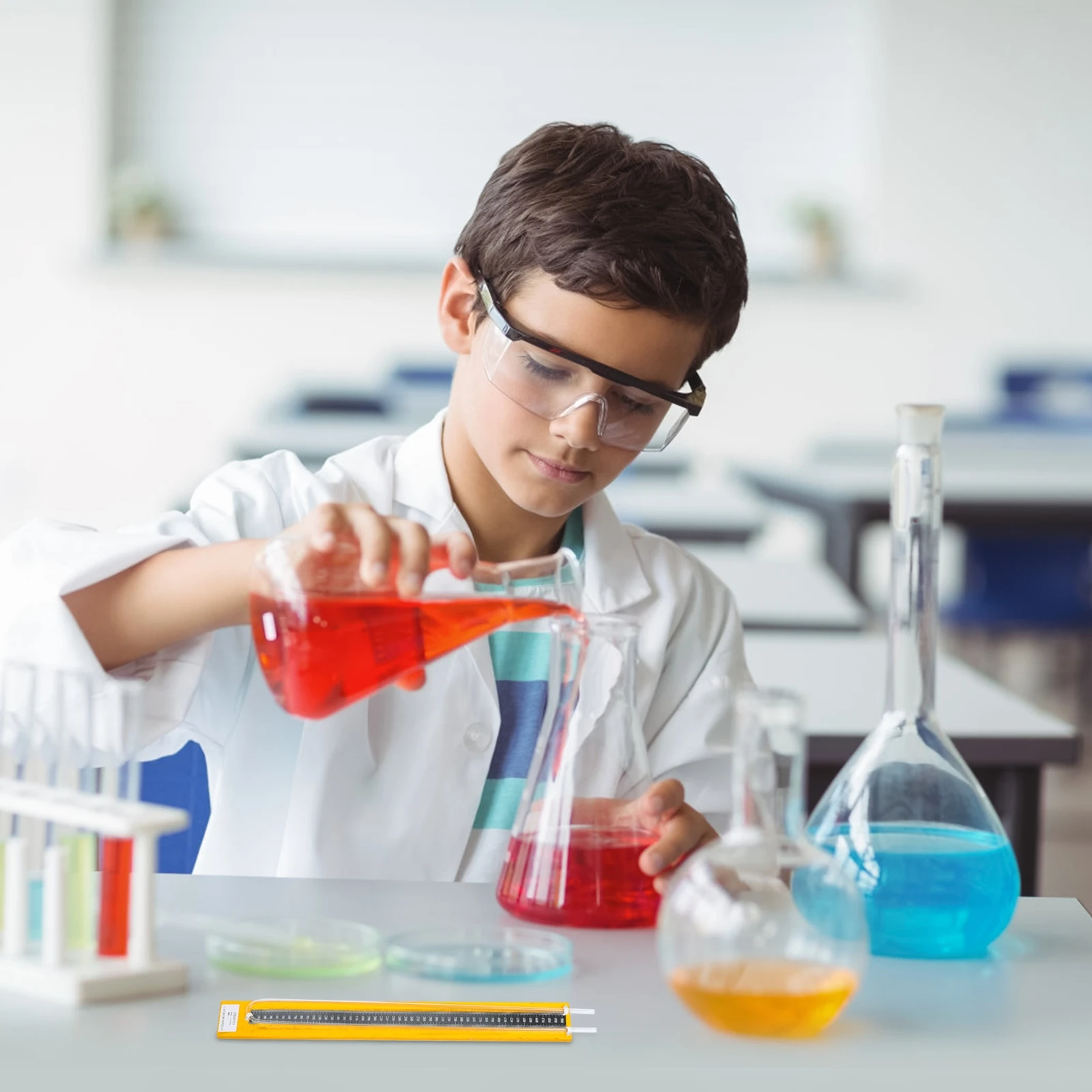 

Durable Stainless Steel U-Shaped Differential Pressure Gauge 0-10kpa Clear Reading Pressure Meter Corrosion Resistant