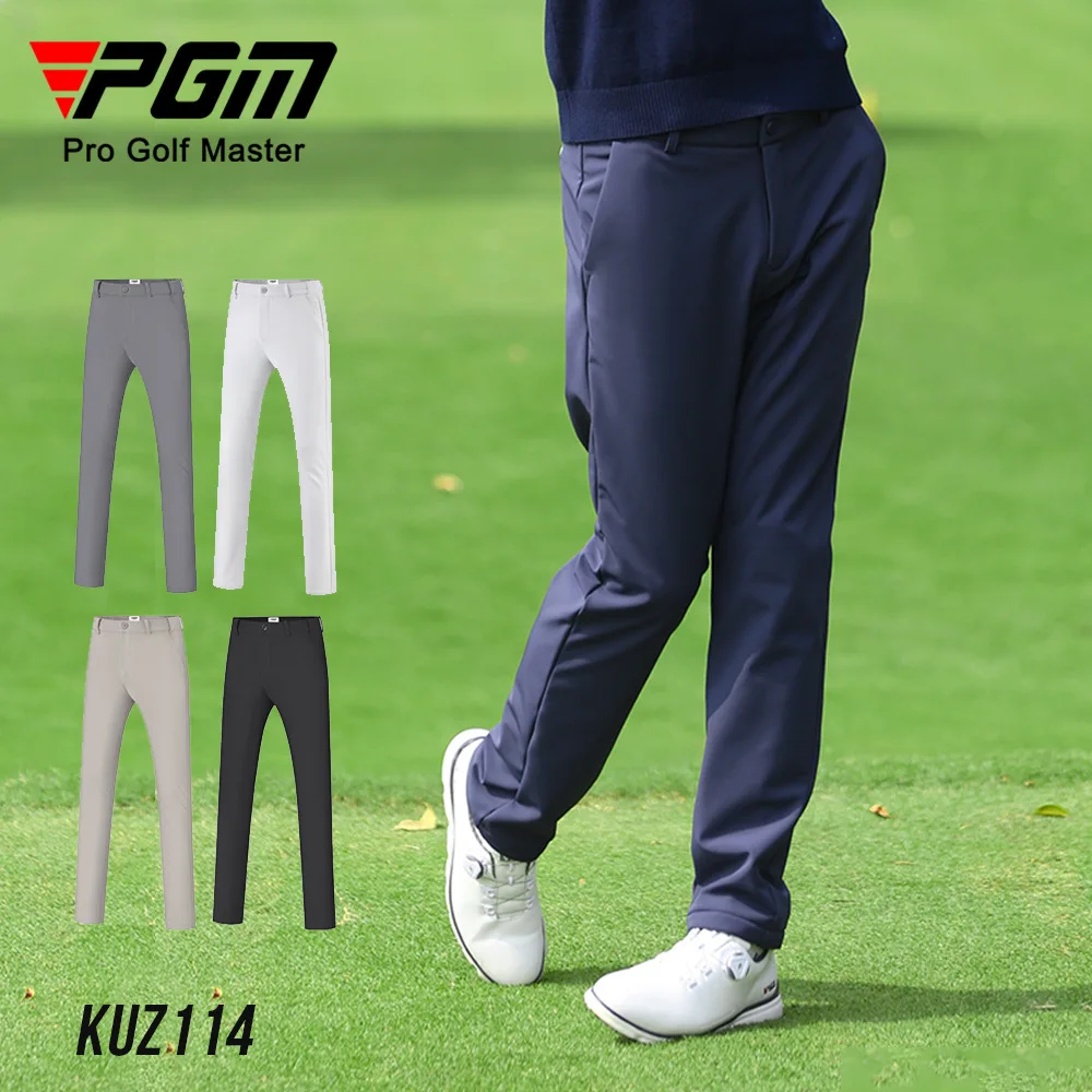 

PGM autumn and winter golf pants men's golf ball pants waterproof trousers elastic belt clothing men's pants