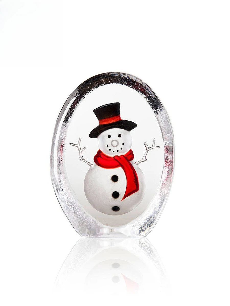 

Snowman art ornament Christmas gift