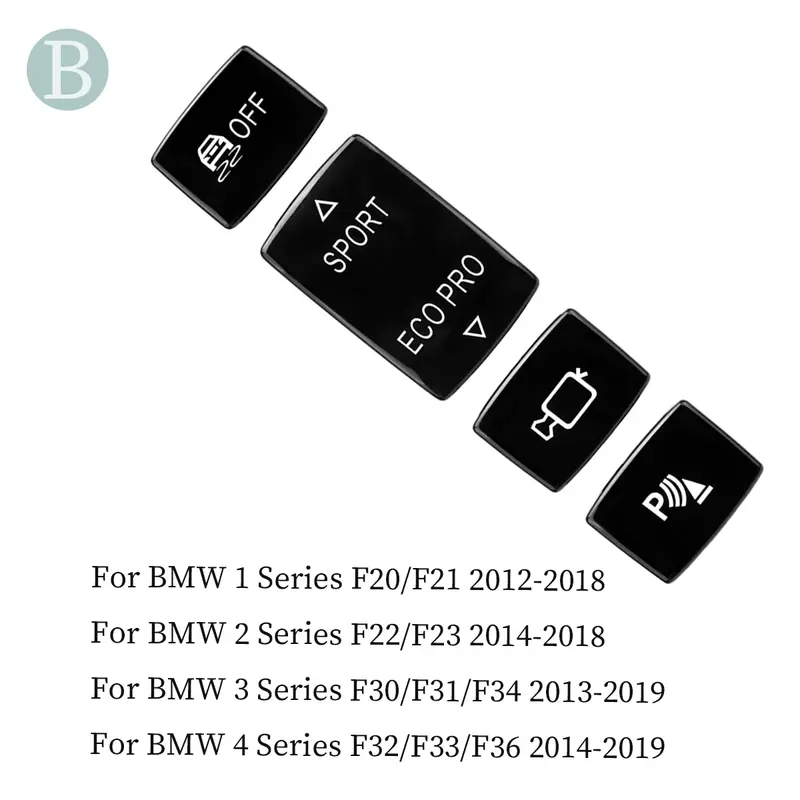 Car Center Console Sport Eco Pro Drive Mode Switch Cover & Button Frame Replace For BMW 1 2 3 4 Series F20 F22 F30 F34 F32 F36 - Image 7