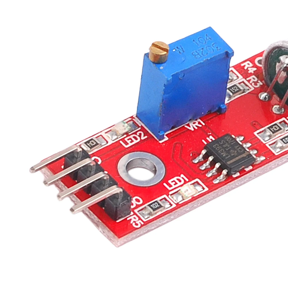 High Sensitivity Sound Microphone Sensor Module DC 4-6V LM393 for Voice Controlled Lighting Applications