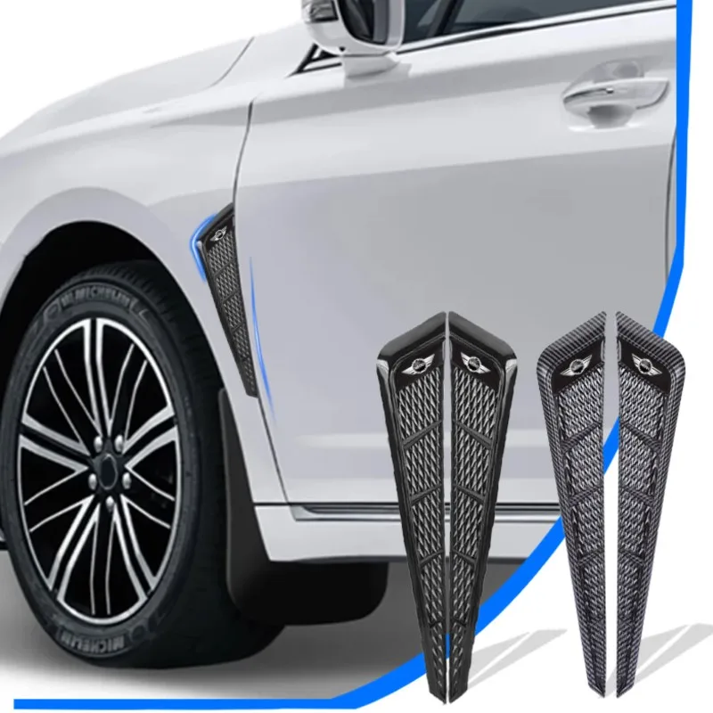 

Car Side Fender Spoiler Wind Knife Side Gills Air Vent Decorative Side Wing Stickers For BMW Mini Cooper R50 R53 R55 R56 R60 R61