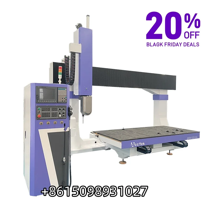 Fresatrice CNC a 5 assi con multifunzione per schiuma di legno Router CNC a 5 assi per fresatrice per stampi in schiuma rigida