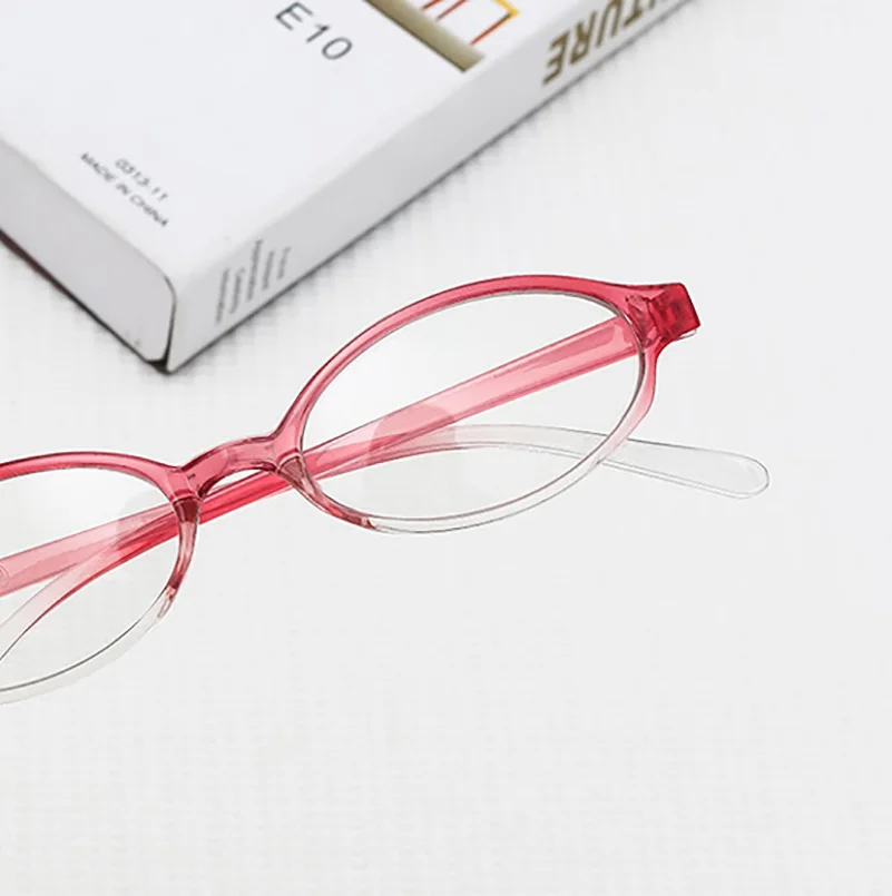 Retro Small Oval Frame Anti Blue Light Glasses Blocking Filter Y2K Computer Glasses Men Women Super Light Frame Flat Eyeglasses