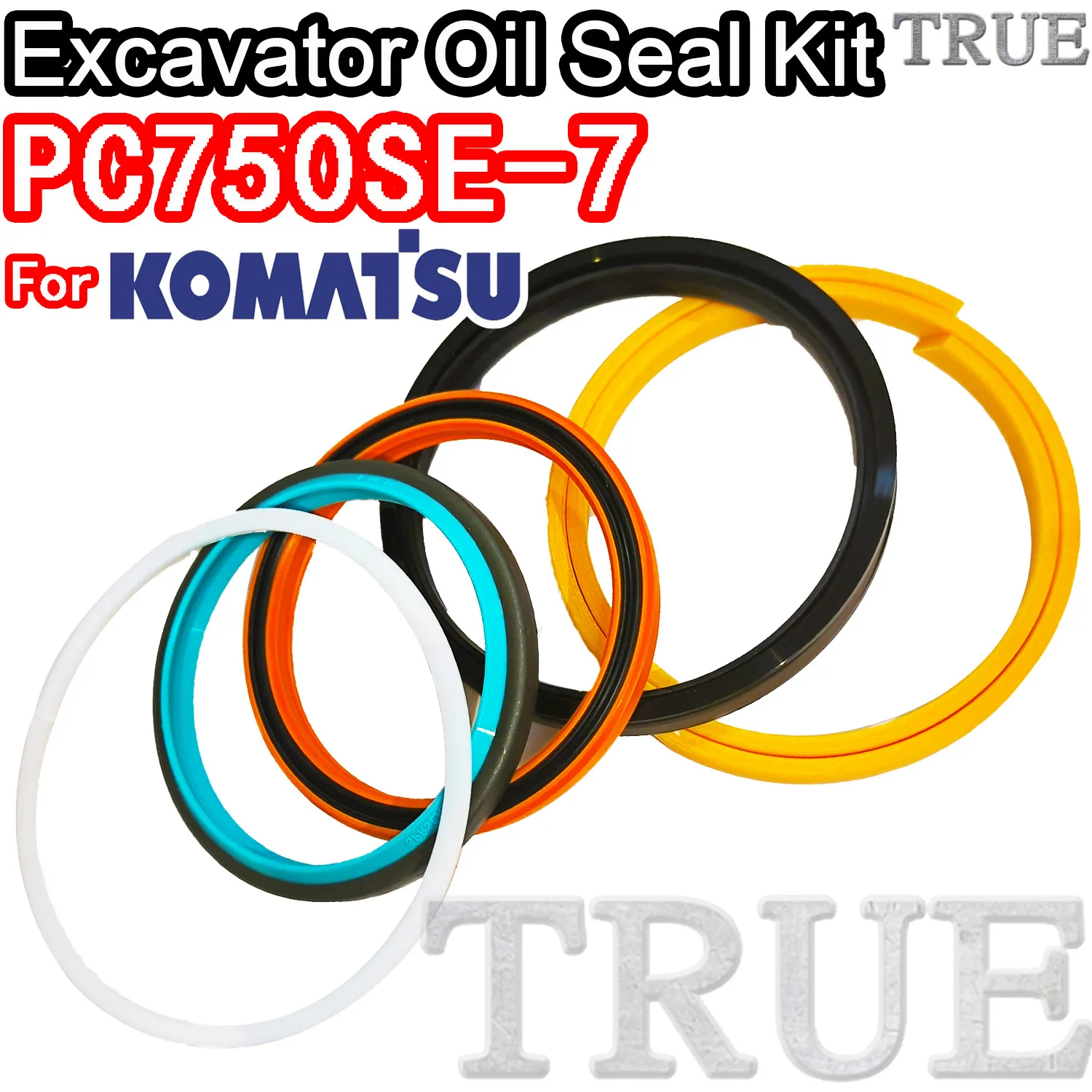 For KOMATSU PC750SE-7 Excavator Oil Seals Kit Repair Control Pilot Valve Blade TRAVEL Joystick Engine O-ring Cylinder BOOM ARM