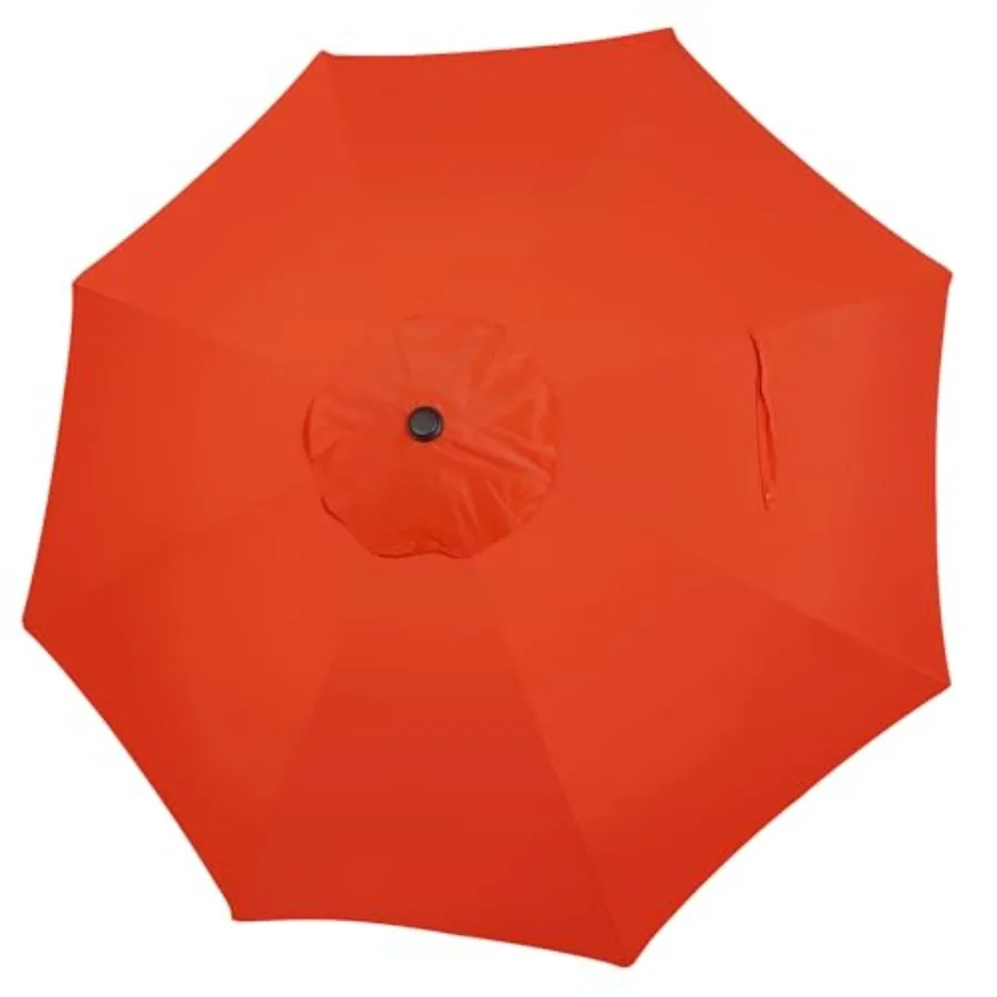 

Blissun 9ft Patio Umbrella Replacement Canopy Market Umbrella Top Outdoor Table Umbrella Canopy for 8 Ribs Canopy Only