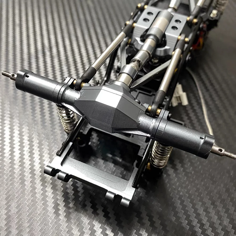 อะไหล่ อุปกรณ์เสริม อัพเกรดเพลาหน้าและหลังโลหะ สำหรับรถ FMS 1/24 FCX24M RANGE ROVER Camel Trophy First-Gen Discovery Defender 110