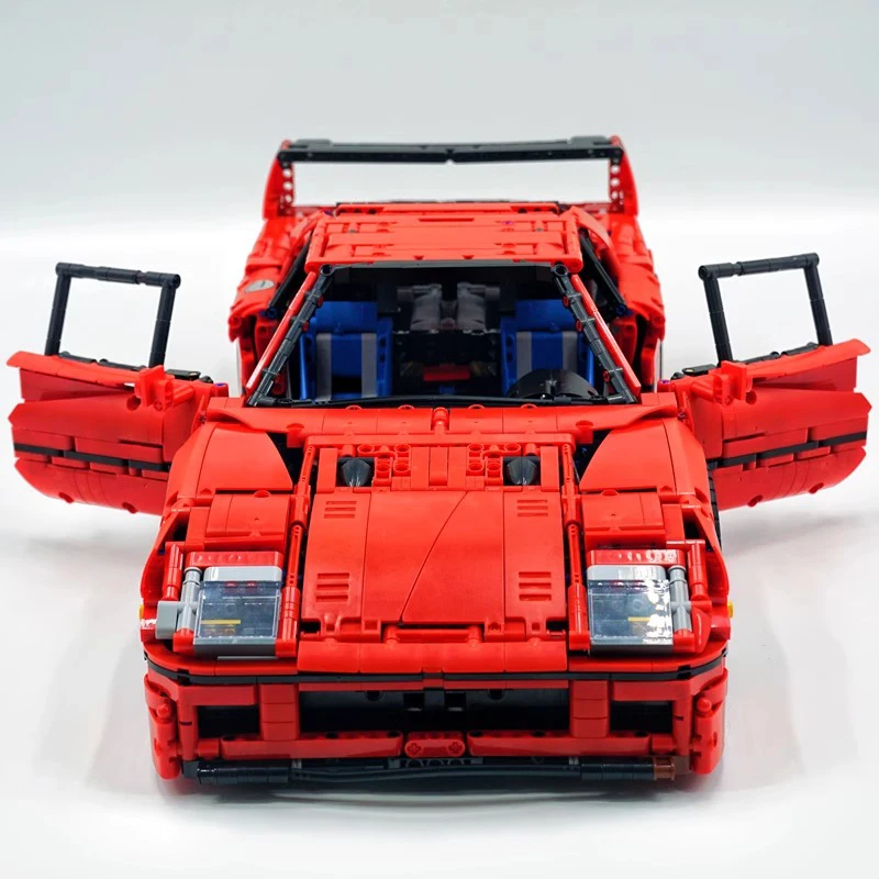 NEW High-Tech F40 SP3 MOC-140404 Super Sport Racing Car Ferraried Building Blocks Puzzle DIY Toys Chrismas Gifts For Children