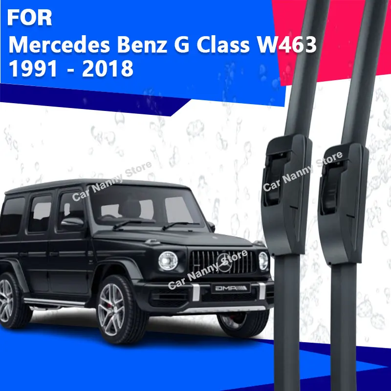 

Front Windshield Windscreen Blades for Mercedes Benz G Class W463 1991 - 2018 Car Wipers Rubber Strip Wiper Soft Rubber 2017