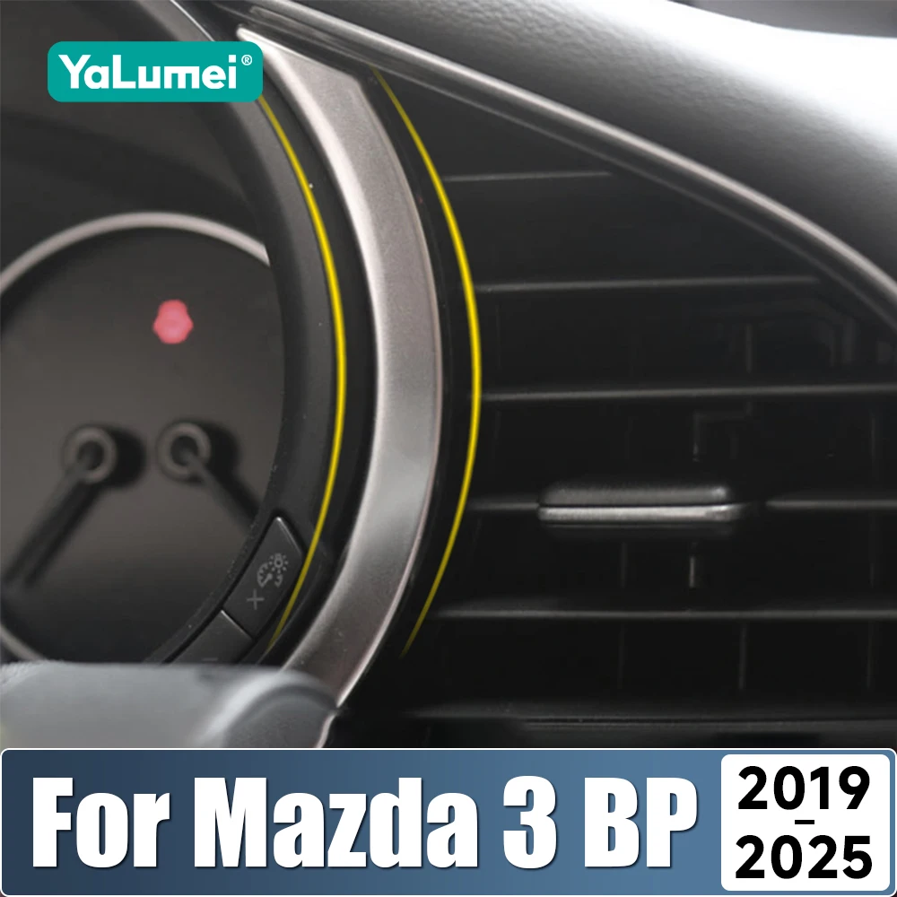 

Для Mazda 3 BP 2019-2025: накладки из нержавеющей стали на приборную панель, декоративные наклейки, аксессуары