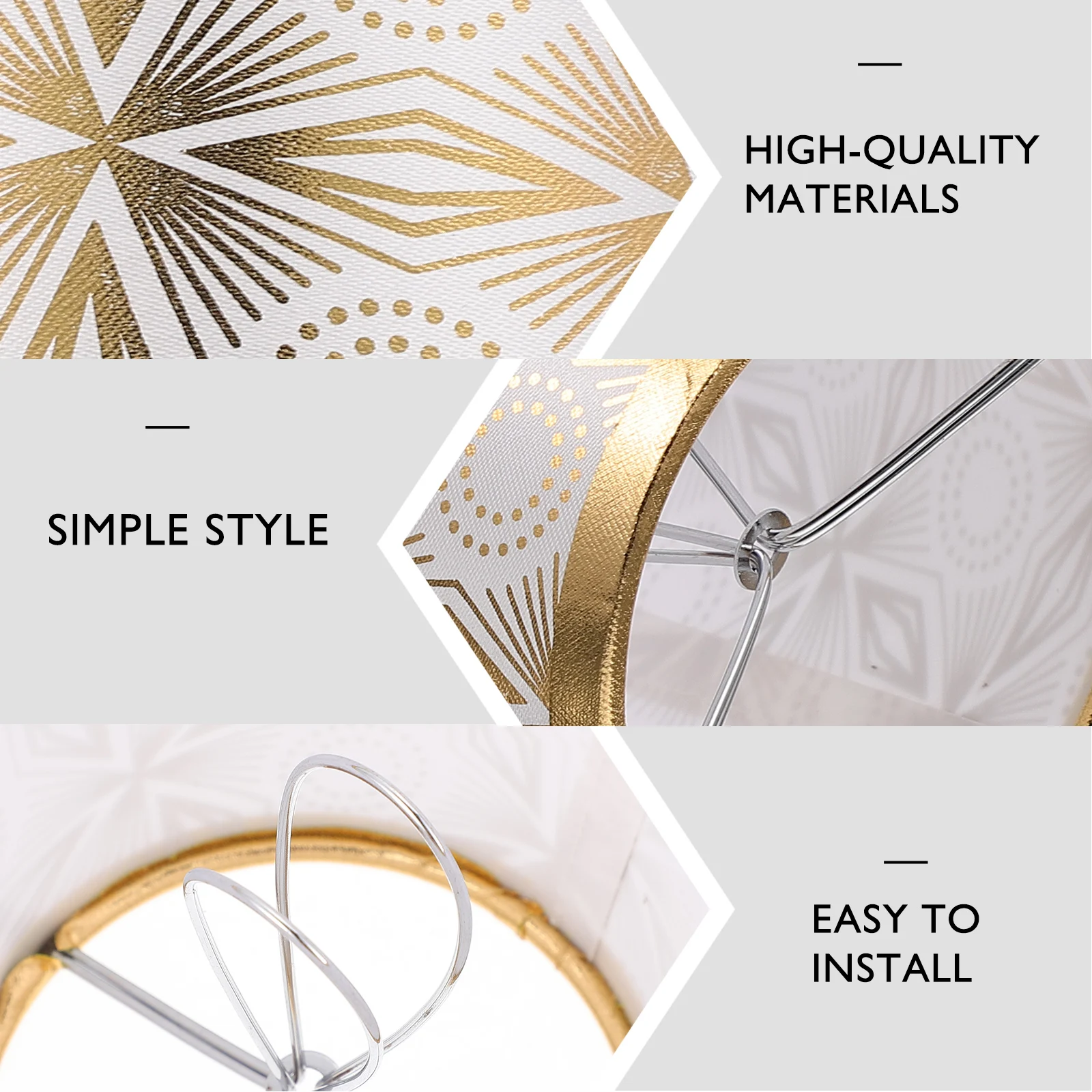 

Modern Pendant Lights Cloth Lampshade Home Lamp Cover Dustproof Light Accessory Simple Decor Wall Floor Ceiling Lamp Shades