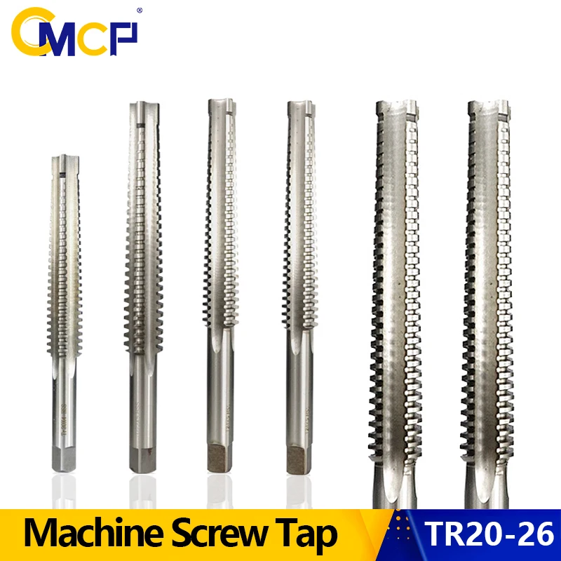 

CMCP HSS TR Tap TR20 TR22 TR24 TR26 Trapezoid Tap Right/Left Hand Thread Tap Drill Machine Screw Threading Tools Hand Tool