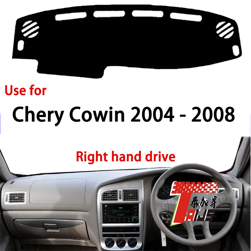 

TAIJS factory high quality anti-dirty Suede dashboard cover for Chery Crowin 2004-2008 Right hand drive hot selling product