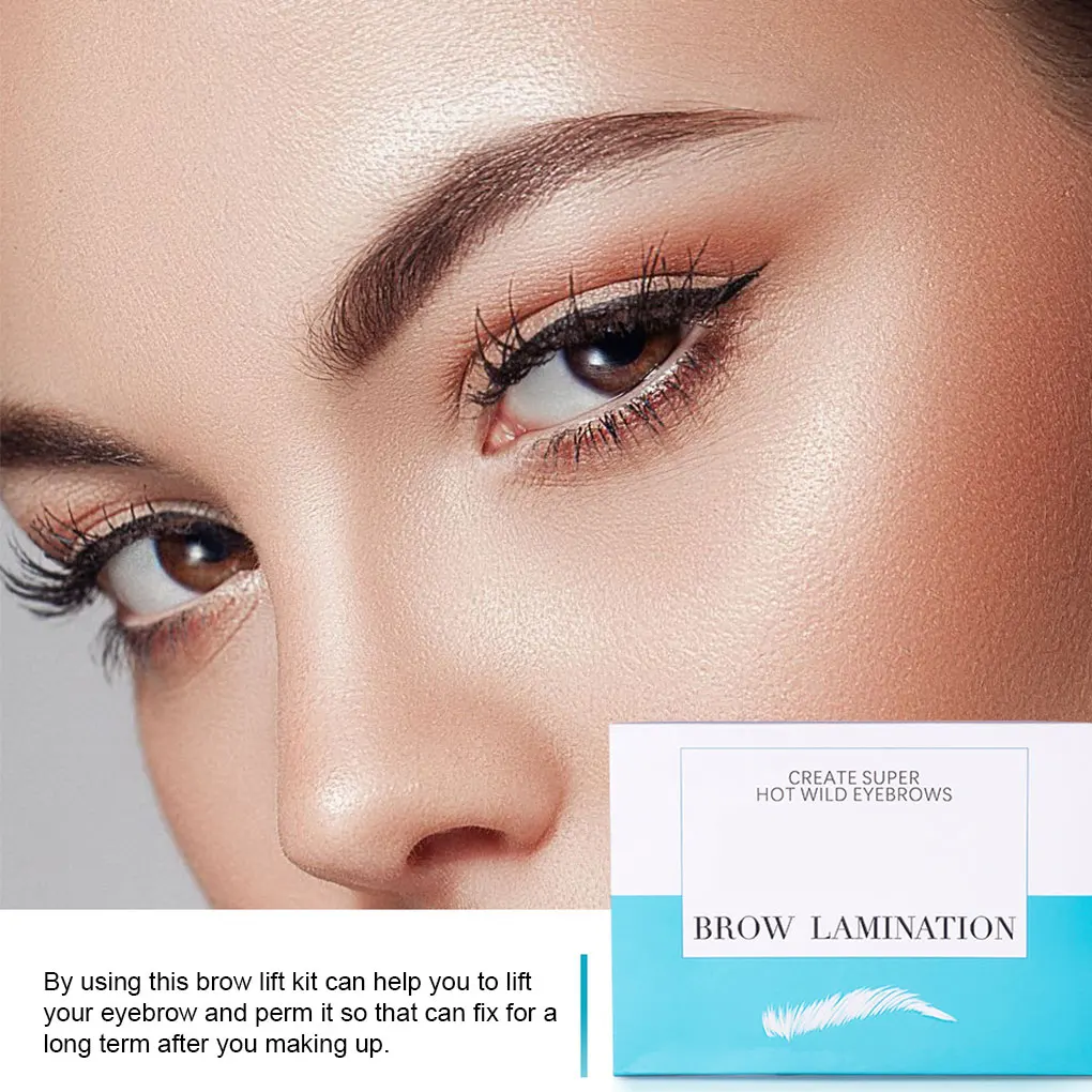 Langdurige make-up Schoonheid Semi-permanente wenkbrauwliftset Laminering Wenkbrauwkrullen Cosmetisch accessoire Reizen