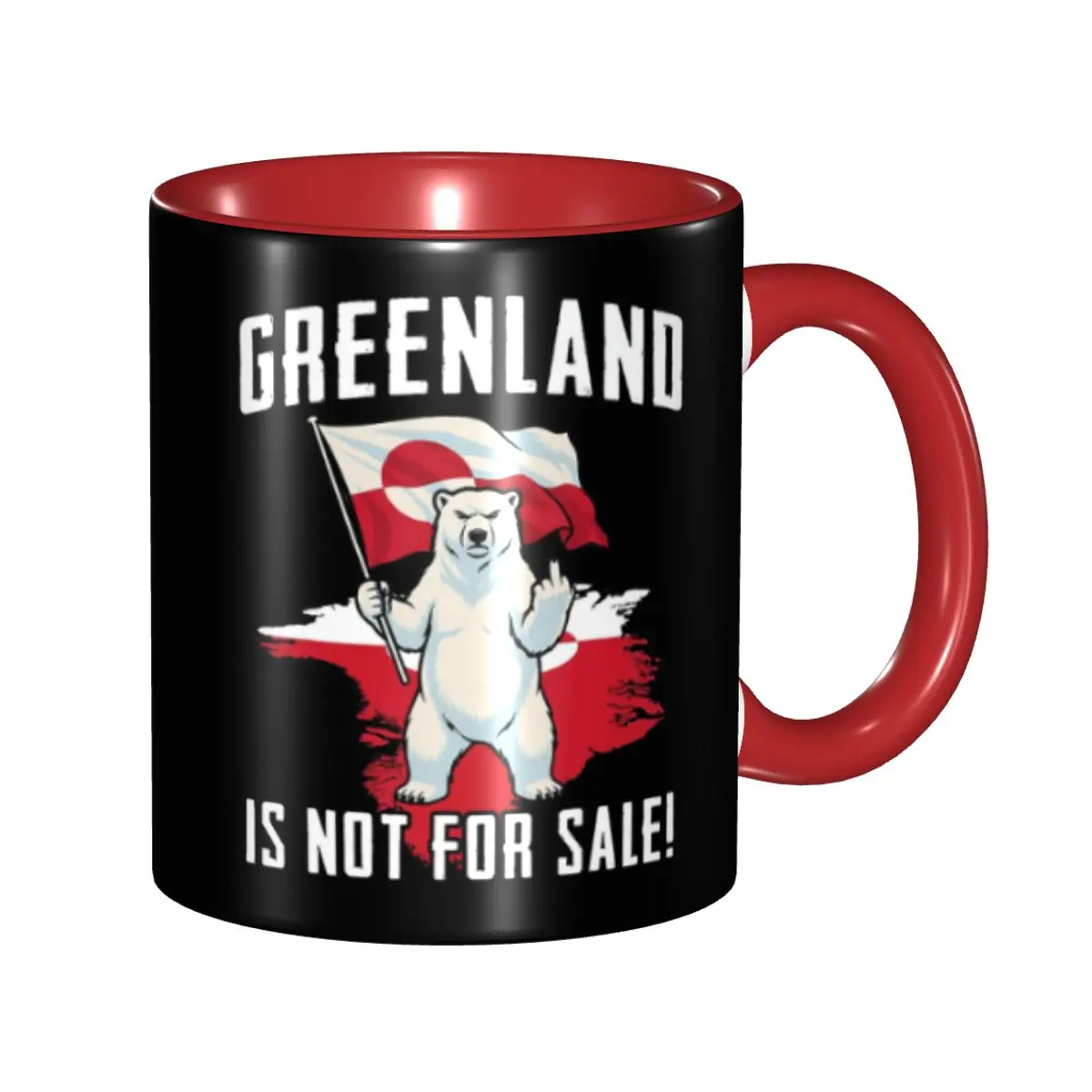 

2025 Hands Off Greenland Is Not For Sale MGGA Accessories Mug Fun Tea Cup