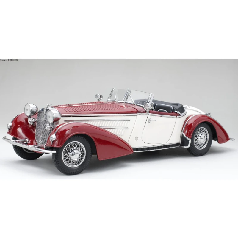 

Масштабная модель 1:18 1939, литой под давлением сплав, трансформируемая винтажная модель автомобиля, игрушки для фанатов, ретро-украшение автомобиля, коллекция, подарочный дисплей