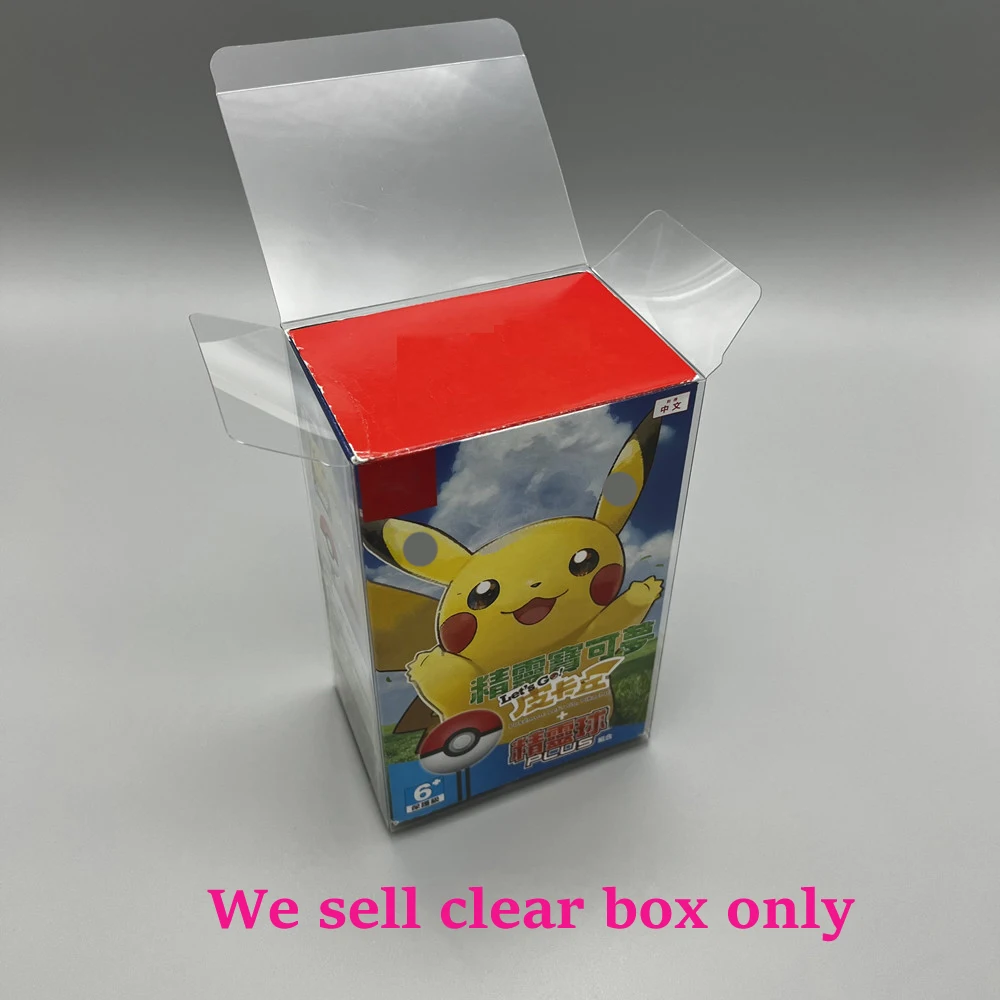 Scatola trasparente trasparente per film Moments box by hand forSwitch NS Pokemon Pika Japan HK version collection storage scatola protettiva