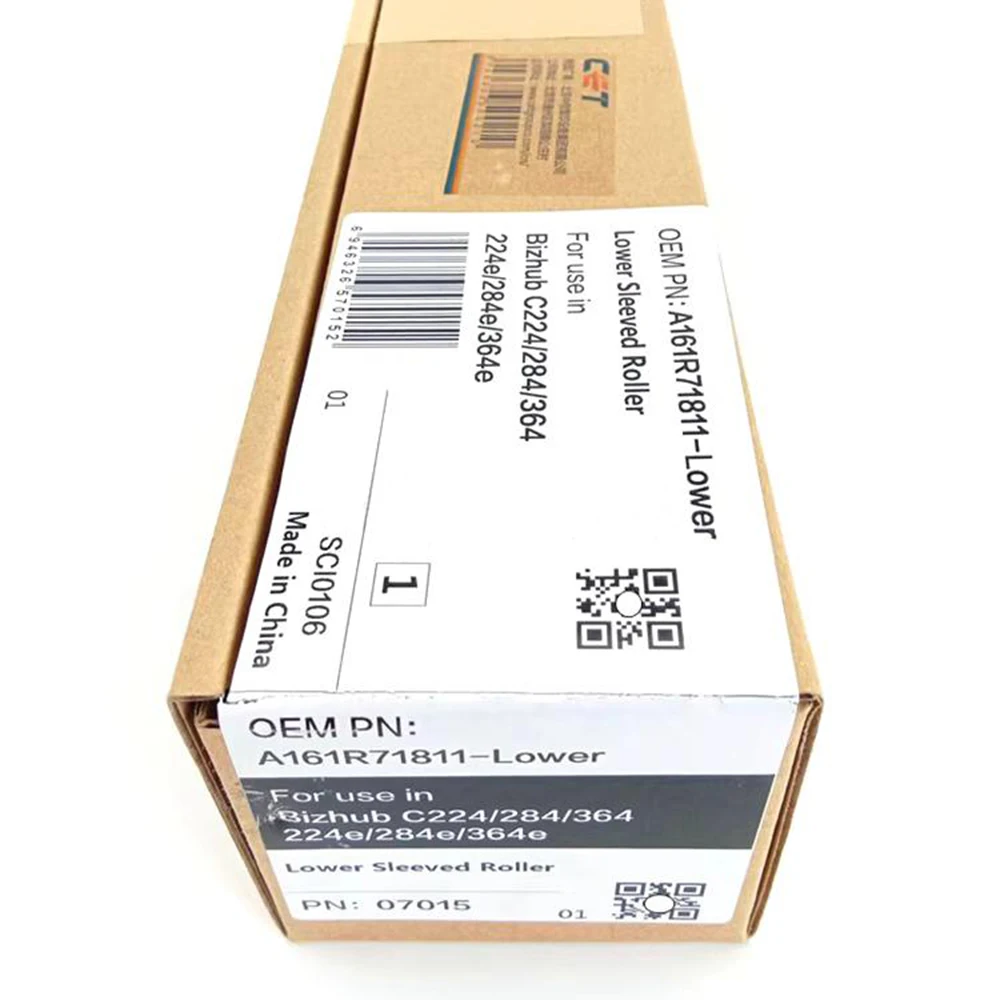 A797R70200-Lower Lower Fuser Roller for Konica Minolta Bizhub C224 C284 C364 C454 C224e C284e C364e Lower Sleeved Roller CET7015