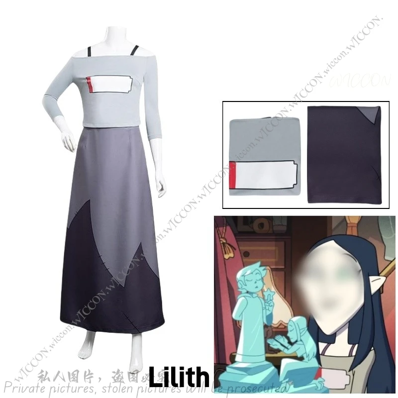 Lilith Halloween Costume Cosplay Party Daily Dress Owl Adult Magic Fantasy World Fancy Comic-Con Disguise Role Play Woman Girls