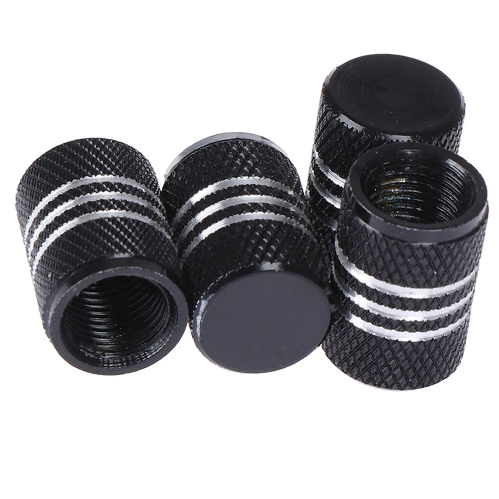 Universal 4Pcs Bicycle Accessories Dust Valve Caps Dust Cover Car Accessories Schrader Valve Caps Valve Caps Tire Valve Stem