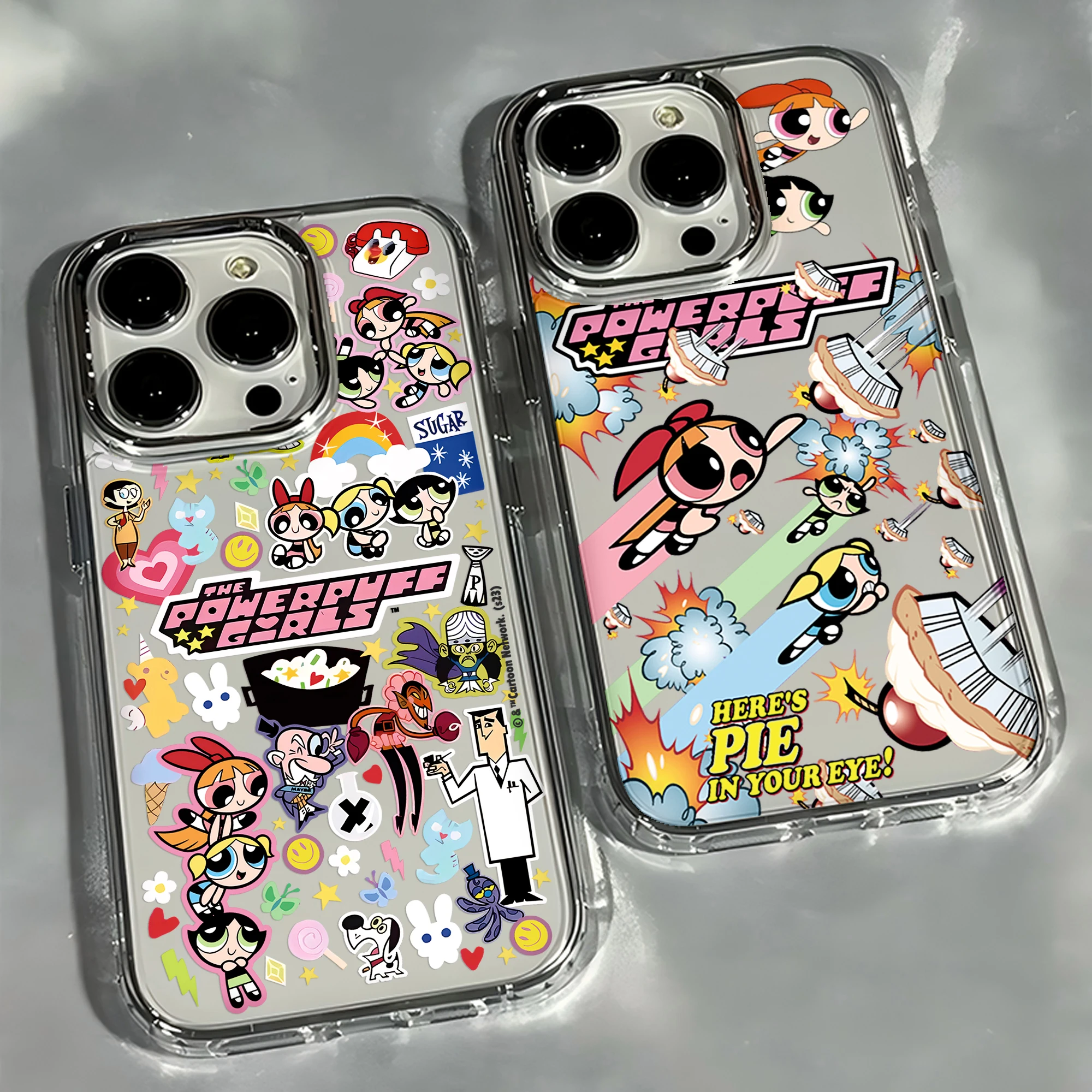 Cartoon P-Powerpuffs Cute G-Girls Phone Case for Samsung Galaxy S25 S24 S23 S22 S21 S20 Note20 Ultra Edge Plus 4G 5G Soft Cover