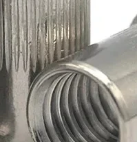 304Stainless Steel Rivet Nut M3 M4 M5 M6 M8 M10 M12 Flat/Countersunk Head Threaded Inserts for Sheet Metal Automotive DIY Repair