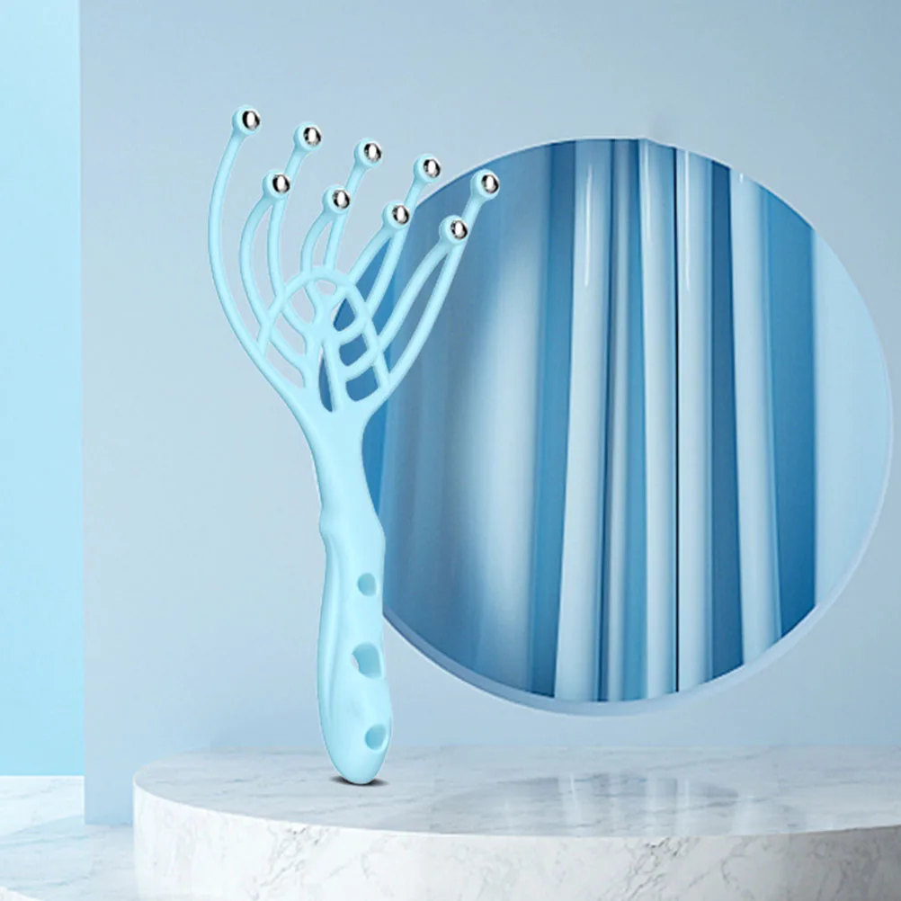 

4 шт., креативный массажер для головы, коготь, прочный ручной массажер для головы для семейных путешествий, уличный стальной шарик, инструмент для массажа кожи головы